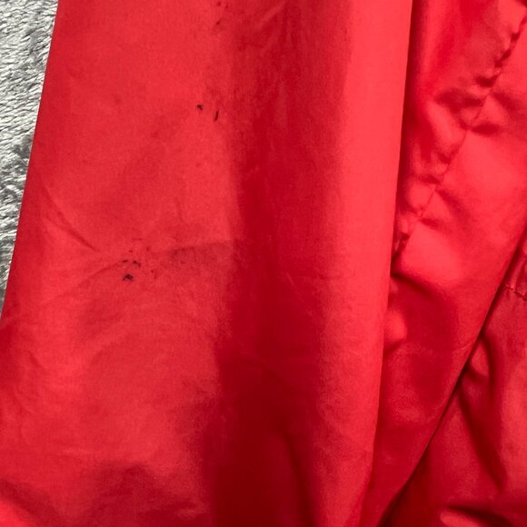 Bench Windbreaker Jacket Womens XL Red Lightweight Hooded Packable Performance - Picture 8 of 14